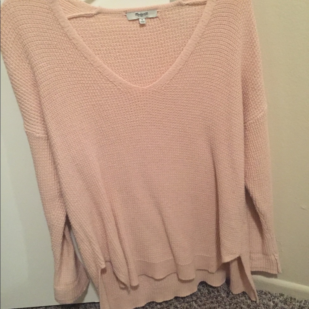 Madewell blush pink sweater size small